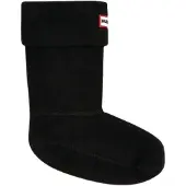 Hunter Stiefelsocken Fleece Short Unisex Black-XL