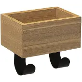 5five Simply Smart - Garderobe mit 2 Haken in Schwarz