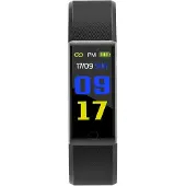 Celly TRAINERTHERMOBK Smartwatch und Sportuhr 2,44 cm (0,96") LCD Schwarz
