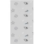 vidaXL Duschrollo 120x240 cm Stoffbreite 116 cm