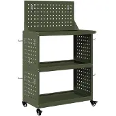 vidaXL Ludovica with top pegboard