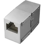Hama 00300025, Cat6, RJ-45, RJ-45, Silber