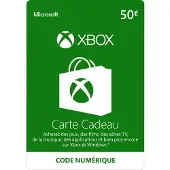 Microsoft Xbox Live-Geschenkkarte 50£
