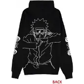 Naruto SHIPPUDEN - Naruto - Pull à Capuche Zipper Homme (XL)