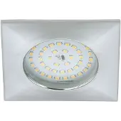 Briloner LED Einbauleuchte eckig Aluminium IP44 10,5W 1000lm Warmweiß 3000K 110°