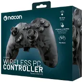 Nacon Gamepad Wireless per PC - Controller Camo Grigio 400g - Compatibile PC