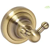 Bemeta Doppelter Kleiderhaken RETRO aus Messing 6,5x6,5x6,5 cm