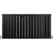 Monster Paneelheizkörper Matte Schwarz 600mm x 1190mm