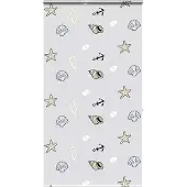vidaXL Duschrollo mit Kassette 120x240 cm Stoffbreite 116 cm