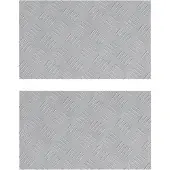 vidaXL Treppe Tritt Rechtwinklig 2 pcs Silber 50 x 30 cm Aluminium
