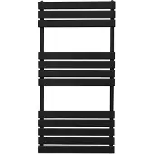 Monster Flachheizkörper für Handtücher - 1200mm x 600mm - Schwarz