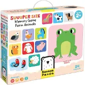 Banana Panda Suuuper Size Memory Game Farm Animals 2+
