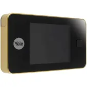 Yale Digitaler Türspion DDV 500, 3,2" Display, Messing