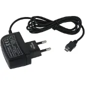 Avizar , Wandladegerät mit Micro-USB Anschluss 1000 mAh, Schwarz