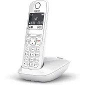 Gigaset AS690, Analoges/DECT-Telefon, Kabelloses Mobilteil, 100 Eintragungen, Weiß