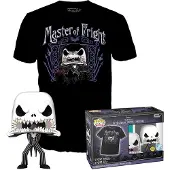 Funko POP! Nightmare Before Christmas Pop! & Box Jack Skellington T-shirt Mit Kurzen Ärmeln Schwarz L Schwarz L