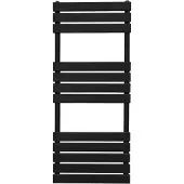 Monster Flachheizkörper für Handtücher - 1200mm x 450mm - Schwarz