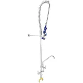 Monster Professionelle Geschirrbrause Edelstahl 1100mm mit Warm/Kalt Funktion, Handbrause und Wasserhahn