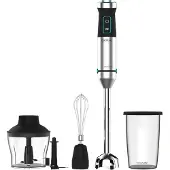 Cecotec 04272, Pürierstab, 0,8 l, Eis-Crusher, 1500 W, Schwarz, Edelstahl
