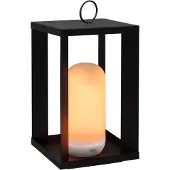 New Garden Newgarden Siroco LED Laterne warmweiß Akku 30 cm Schwarz