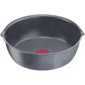 Tefal L3968302, Rund, Schwenkpfanne, Grau, Aluminium, Thermo-Punkt, Keramik, Gas, Halogen, Induktion