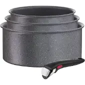 Tefal Ingenio L3969002, Kochset, Schwarz, Titan, Schwarz, Thermo-Punkt, Abnehmbar