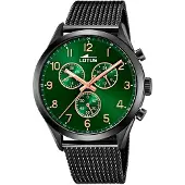 Lotus Herren Uhr Minimalist Luxus Elegant Edelstahl Armbanduhr schwarz UL18639/E