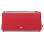 Livoo DOD168RC, 1 Scheibe(n), Rot, Polypropylen (PP), 750 W, 900 W, 385 mm