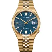 Citizen NK0023-57L Automatic Uhr Herrenuhr Edelstahl Datum rose