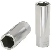 Ks Tools 917.1246-E 1/2" Sechskant-Stecknuss, lang, 16mm, auf Hänger