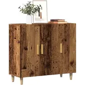 vidaXL Sideboard Altholz-Optik 90x34x80 cm Holzwerkstoff