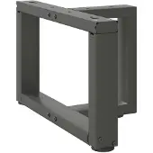 vidaXL Couchtischbeine T-Form 2 Stk. Anthrazit 50x25x(30-31) cm Stahl