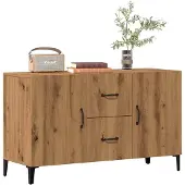 vidaXL Sideboard Artisan-Eiche 100x36x60 cm Holzwerkstoff