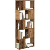 vidaXL TV-Schrankset 60 x 24 x 156 cm Braun Holzwerkstoff