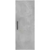 vidaXL Highboard Betongrau 34,5x34x180 cm Holzwerkstoff 3198813