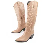Montevita Heel Boot Botarey Beige