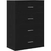 vidaXL Sideboard Schwarz Eichen-Optik 60 x 31 x 84 cm Holzwerkstoff
