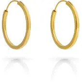 Orphelia 'Agata' Damen 925 Sterling Silber Creolen - Gold ZO-7552/G