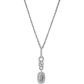 Orphelia 'Lily' Damen-Anhänger aus 925er Sterlingsilber mit Kette – Silber ZH-7582