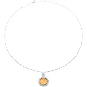 Orphelia Damen-Kette aus 925er Sterlingsilber mit Anhänger - Silber ZH-6041/1