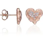 Orphelia 'Hazel' Ohrstecker aus 925er Sterlingsilber für Damen - Rosé ZO-7082/1