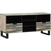 vidaXL TV-Einheiten mit Schubladen Weiß 100 x 33 x 46 cm Holzwerkstoff