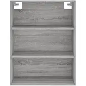vidaXL Highboard Grau Sonoma 69,5x34x180 cm Holzwerkstoff