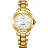 Citizen EM1162-52A L Uhr Damenuhr Edelstahl gold