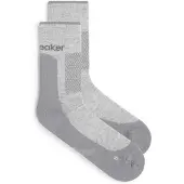 Icebreaker M Mer Hike+ Medium Crew blizzard hthr/alloy (IB0HN) L
