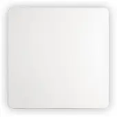 Ideal Lux Moderne Wandleuchte Abdeckung Aluminium Weiß Led 9,5W 3000K Quadr. D20