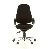 Topstar SITNESS 10 - Profi Bürostuhl Schwarz Stoff