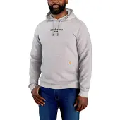Carhartt Kapuzenpullover Lightweight Logo Graphic Herren Asphalt Heather-M