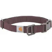 Carhartt P000344 Nylon Duck Dog Collar Deep Wine LG