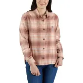 Carhartt Hemd Midweight Flannel Plaid Damen Stucco-XL